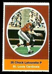 1972 Sunoco Stamps      552     Chuck Latourette